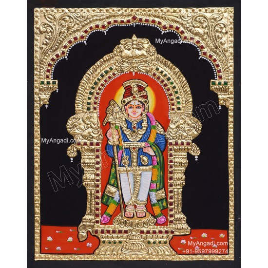 Raja Alangara Murugan Tanjore Painting Raja Alangara Murugan Tanjore Painting