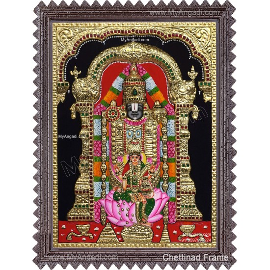 2D Balaji Tanjore Painting