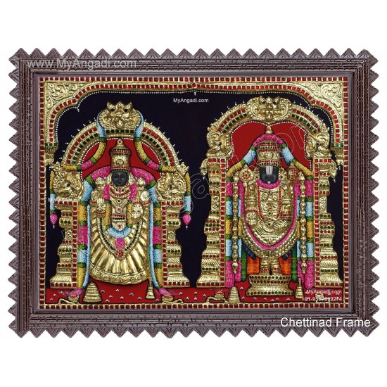 3D Balaji Thayaar Tanjore Painting