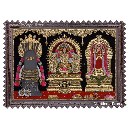 Vaitheeswaran Thaiyal Nayagi Tanjore Painting Vaitheeswaran Thaiyal Nayagi Tanjore Painting