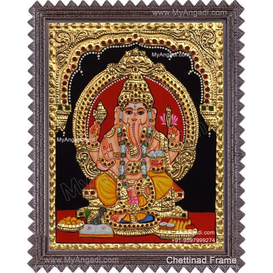 Ganesha Tanjore Painting