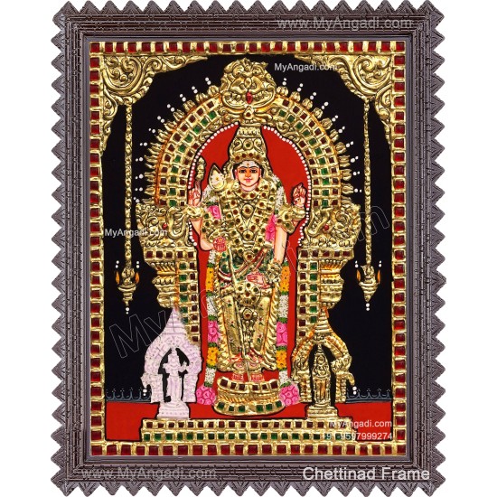 Thiruchendur Murugan Tanjore Painting Thiruchendur Murugan Tanjore Painting