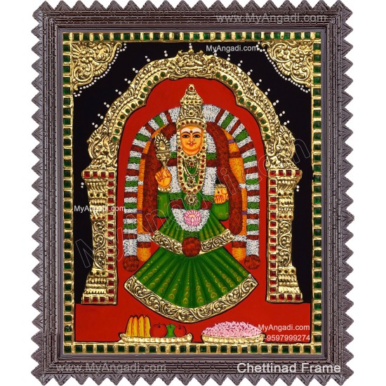 Veeramachi Amman Tanjore Painting Veeramachi Amman Tanjore Painting