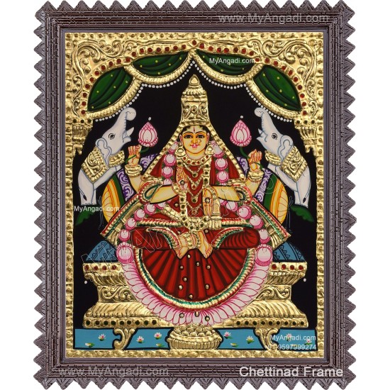 Gaja Lakshmi Tanjore Painting Gaja Lakshmi Tanjore Painting