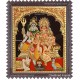 Shiva Family Tanjore Painting Shiva Family Tanjore Painting
