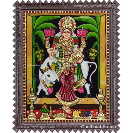 Graha Lakshmi Tanjore Painting Graha Lakshmi Tanjore Painting