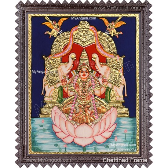 Gajalakshmi Tanjore Painting Gajalakshmi Tanjore Painting