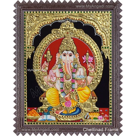 Ganesha  Tanjore Paintings