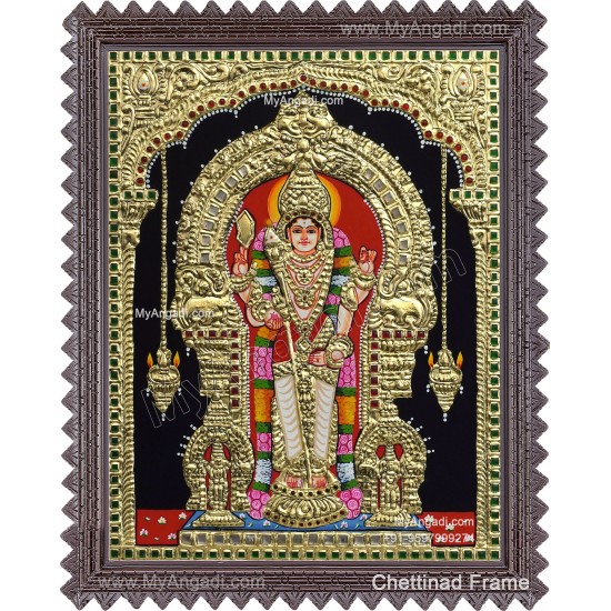 Thiruchendhur Murugan Tanjore Painting