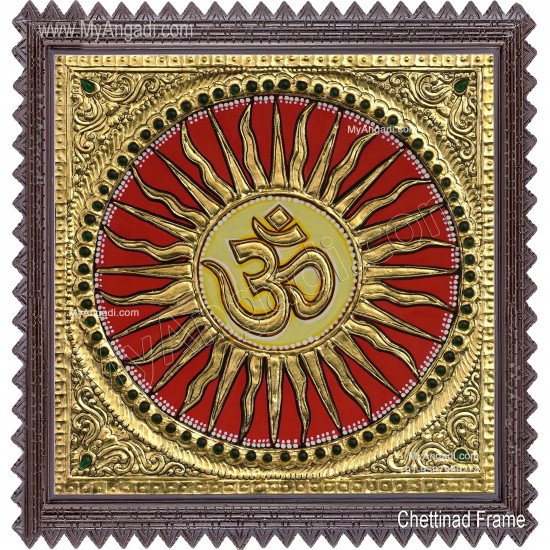 Om - Sun Tanjore Paintings Om - Sun Tanjore Paintings