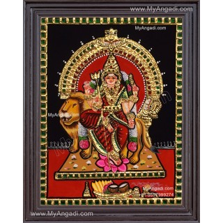 Durga Devi Tanjore Painting