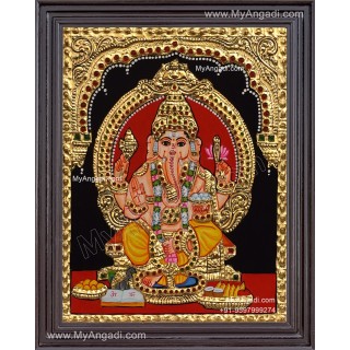 Ganesha Tanjore Painting
