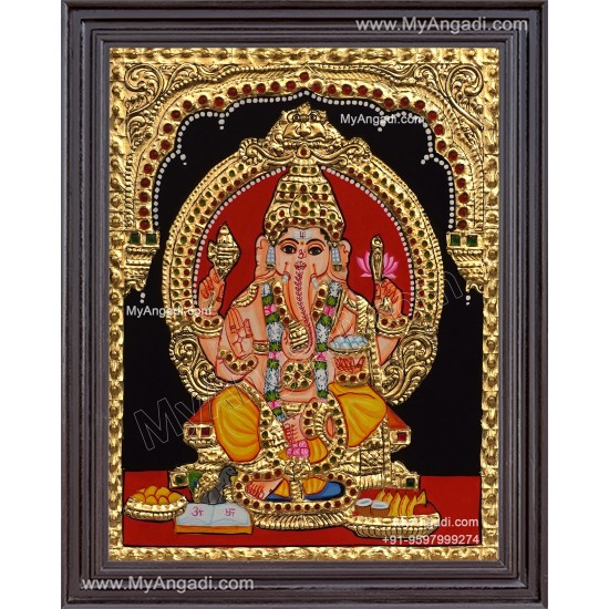 Ganesha Tanjore Painting