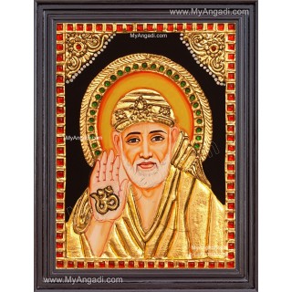 Sai Baba Tanjore Painting