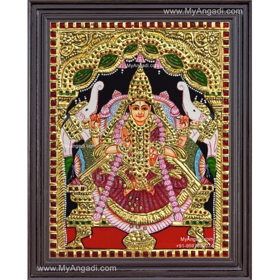 Gaja Lakshmi Tanjore Painting Gaja Lakshmi Tanjore Painting