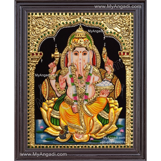 Ganesha Tanjore Painting