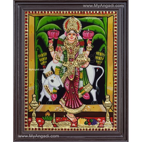 Graha Lakshmi Tanjore Painting Graha Lakshmi Tanjore Painting