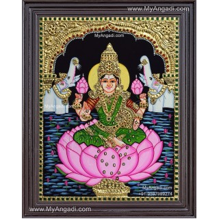 Gaja Lakshmi Tanjore Paintings