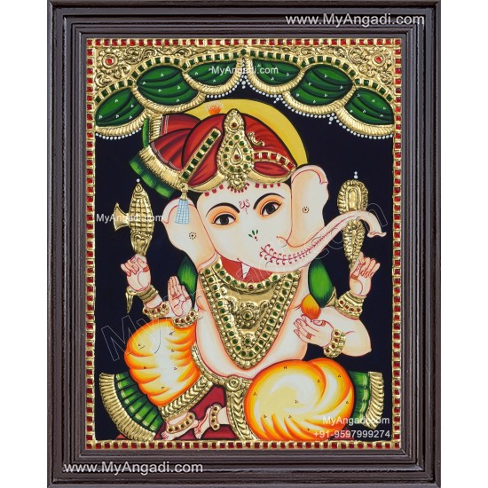 Ganesha  Tanjore Paintings