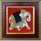 Elephant Tanjore Painting Elephant Tanjore Painting