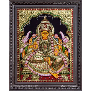 3D Gaja Lakshmi Tanjore Painting