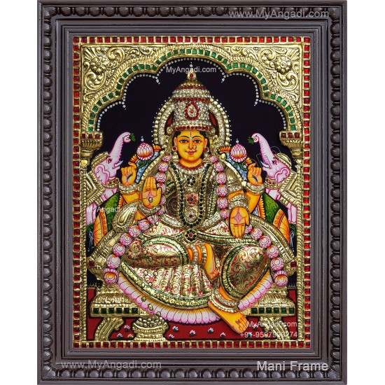 3D Gaja Lakshmi Tanjore Painting