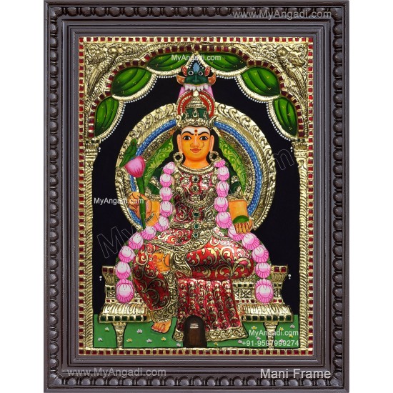 Sri Kuzhi Irusayi Amman 3D Tanjore Painting