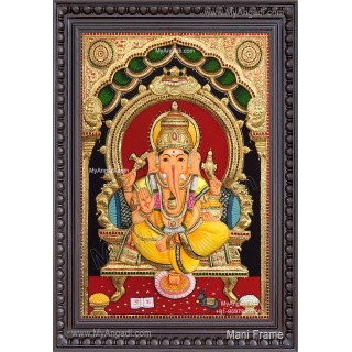 3D Ganesha Tanjore Painting 3D Ganesha Tanjore Painting