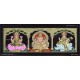 3 Panel  Lakshmi Ganesha Saraswathi Tanjore Painting