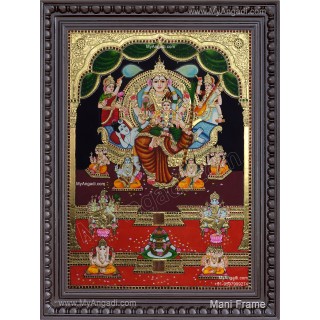 Raja Rajeshwari Tanjore Painting Raja Rajeshwari Tanjore Painting