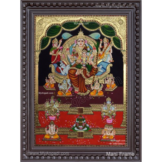 Raja Rajeshwari Tanjore Painting Raja Rajeshwari Tanjore Painting