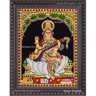 Saraswathi Tanjore Painting