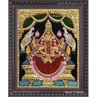 Gaja Lakshmi Tanjore Painting Gaja Lakshmi Tanjore Painting