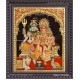 Shiva Family Tanjore Painting Shiva Family Tanjore Painting