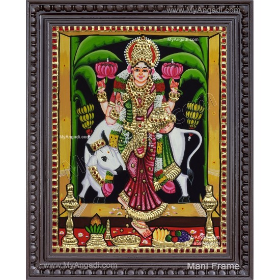 Graha Lakshmi Tanjore Painting Graha Lakshmi Tanjore Painting