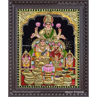 Kubera Lakshmi Tanjore Painting