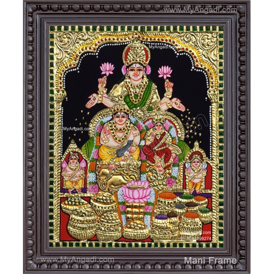 Kubera Lakshmi Tanjore Painting