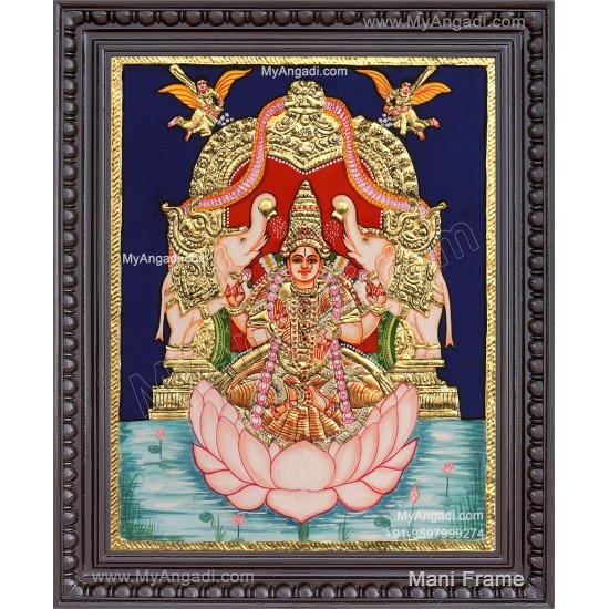 Gajalakshmi Tanjore Painting Gajalakshmi Tanjore Painting