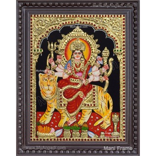 Durga Devi Tanjore Painting Durga Devi Tanjore Painting