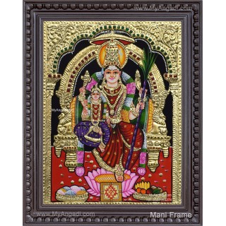 Lalitha Devi With Balamigai Tanjore Paintings Lalitha Devi With Balamigai Tanjore Paintings