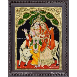Radha Krishna Tanjore Painting