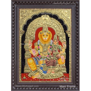 Lakshmi Narasimhar Tanjore Painting Lakshmi Narasimhar Tanjore Painting