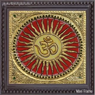 Om - Sun Tanjore Paintings