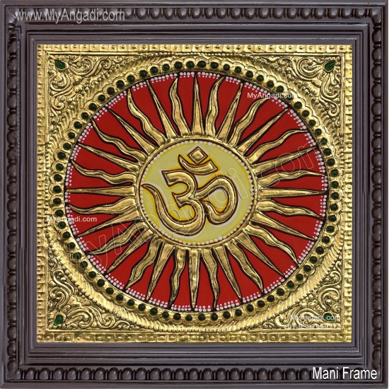 Om - Sun Tanjore Paintings Om - Sun Tanjore Paintings