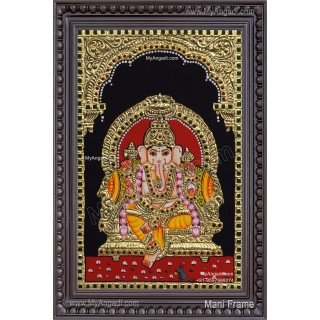 Ganesha Tanjore Painting Ganesha Tanjore Painting