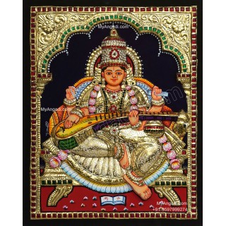 Lakshmi 3D Tanjore Painting