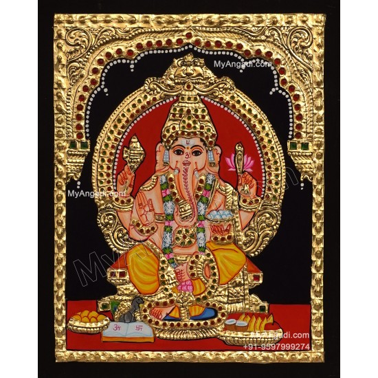 Ganesha Tanjore Painting