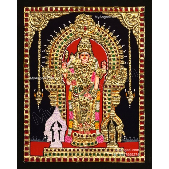 Thiruchendur Murugan Tanjore Painting Thiruchendur Murugan Tanjore Painting