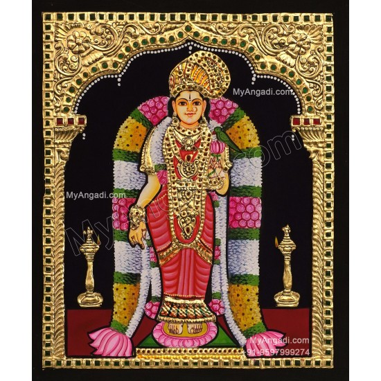 Aandal Tanjore Painting Aandal Tanjore Painting