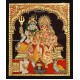 Shiva Family Tanjore Painting Shiva Family Tanjore Painting